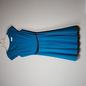 Calvin Klein Cap Sleeve Fit & Flare Scoop Neck dress Size 2